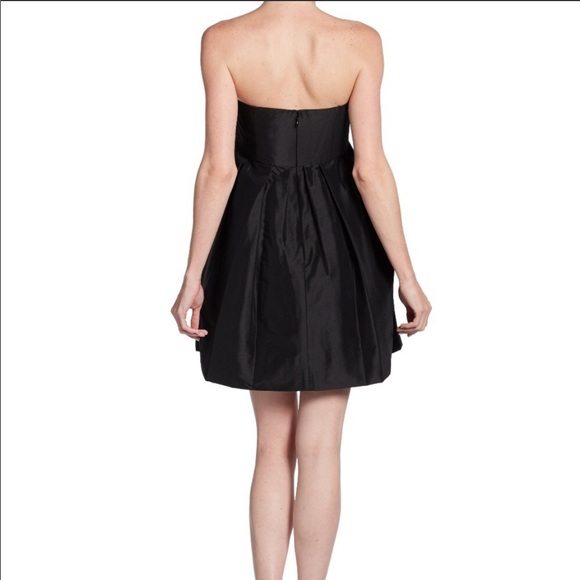 Jill Stuart Bow Taffeta Strapless Cocktail Dress 4 - Picture 3 of 5